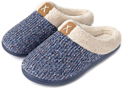 ULTRAIDEAS ULTRAIDAS Hausschuhe Warme Plüsch Hausschuhe für Damen, Weiche und bequeme Hausschuhe, Memory Foam, Innen und außen