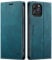 LOLFZ Wallet Case for iPhone 13 Pro, Magnetic Flip Leather Case with RFID Block Card Slots Kickstand Shockproof Protective Cover Compatible with iPhone 13 Pro 6.1 Inch - Blue