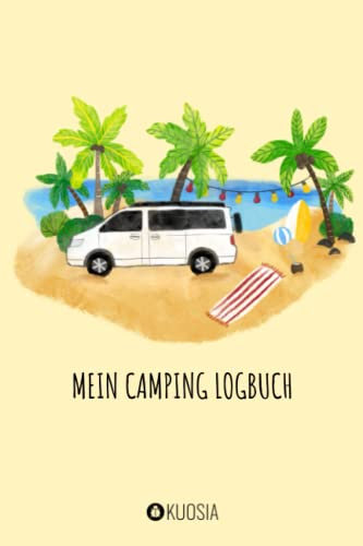 Mein Camping Logbuch: Reisetagebuch zum Selbst Ausfüllen für Reise mit Wohnwagen, Wohnmobil & Van. Inhalt in S/W & hochwertiges Design. Caravan ... Tagebuch Journal zum Eintragen. 6x9