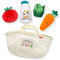 Melissa & Doug Fill & Spill Toy Shopping Basket | Sensory Toys for Babies 6-12 Months | Early Development & Activity Toys 6 Months+ | Soft Play Food Baby Toys 6 Months Plus & Toddlers