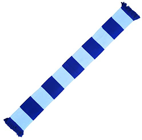 Blockschal BLAU-WEISS für Fussballfans Bochum, Gelsenkirchen, Duisburg, Berlin