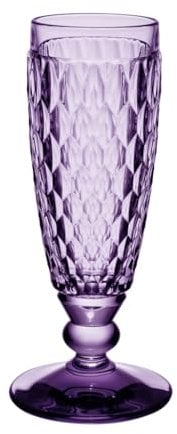 Villeroy & Boch – Boston Sekt-/ Champagnerglas Lila, Spülmaschinenfest, Sektschale, Trinkgeschirr, Glas, Kristallglas