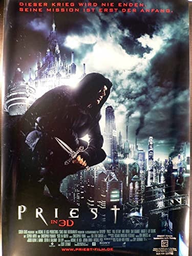 Priest - Paul Bettany - Lily Collins - Maggie Q - Filmposter A1 84x60cm gerollt