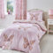 Catherine Lansfield Enchanted Butterfly Reversible Single Duvet Cover Set with Pillowcase Pink