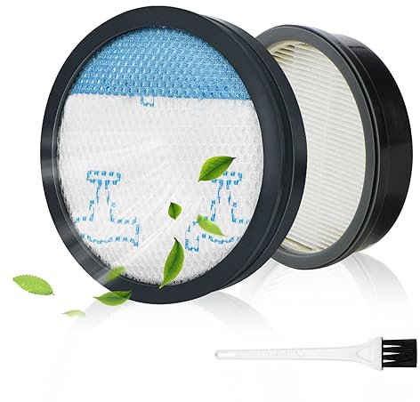 GIGIIS 2 Stück HEPA Filter Set für Rowenta RO2910EA RO2913EA RO2933EA RO2957EA RO2981EA Swift Power Cyclonic Staubsauger HEPA Ersatzfilter Ersatzteile Zubehör