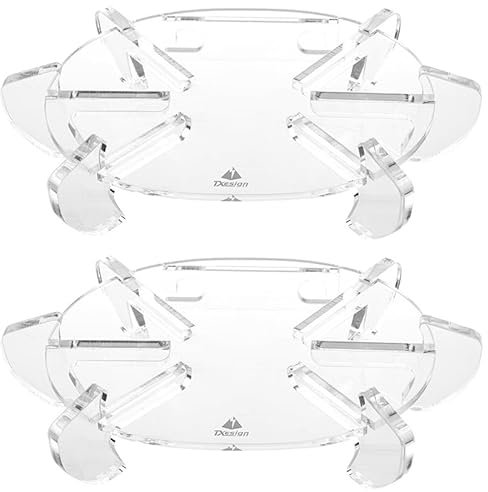 Aokicase Compatible with Sonos Move Holder, Desktop Mount, Sonos Move Stand Accessories with Integrated Cable Management, Smart Home Speaker Accessories Rack (Sonos Move, Transparent), 2 Pieces