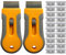 Ceranfeldschaber Set, 2 Schaber + 20 Klingen, Glaskeramik Reinigungsschaber für Kochfeld & Backofen - Edelstahl Küchenschaber mit Ersatzklingen - Kratzfester Herdschaber für Glaskeramik & Ceranfeld