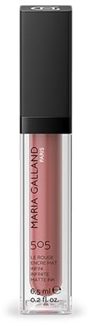 Maria Galland 505 Matte Ink Red Infinity Nr. 20 (Nude Velours), 6,5 ml Lipgloss, Anti-Aging und langanhaltende Feuchtigkeitscreme mit mattem Effekt.
