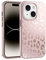 SCORPIFY für iPhone 15 Hülle [Kompatibel mit Magnetic] mit nacktem Leoparden Muster, mattem Geparden Design, niedlicher cremefarbener Handyhülle für Frauen und Mädchen, beige, neutrale Ästhetik