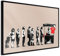 KunstLoft Poster 'Destroy Capitalism' 30x20cm | Schwarzer Bilderrahmen | Full-HD-Druck auf hochwertigem Papier