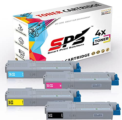 C532 / 46490608 Toner Kompatibel für Oki C 532 | 532 DN | 542 | 573 | 532 T | 563 | Mehrfarbig | 7.000 Seiten