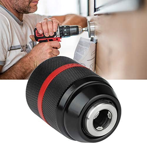 CYSFETENA Universal Schnellspannbohrfutter 1/2-20UNF, 2-13mm Selbstspannendes Bohrfutter für Handbohrmaschinen, Schlüssel werkzeugloses Bohrfutter Adapter für verschiedene Bohrer