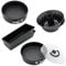 XXL Backset 7-teilig PFOA-frei - 5 verschiedene Formen - Backform Set mit Antihaft-Beschichtung - Springform Gugelhupf Kastenform Königs Napf Kuchen Form zum Backen 230° hitzebeständig auslaufsicher
