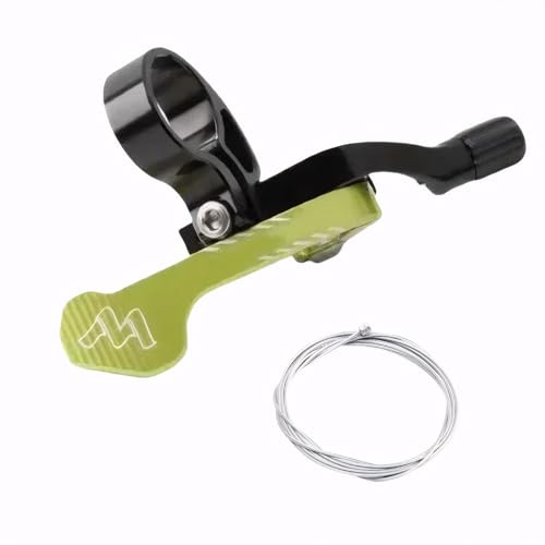 Dropper Post Hebel für 22,2 mm,Fahrrad Dropper Post Remote Hebel,Dropper Sattelstütze Hebel,Verstellbare Sattelstützen-Fernbedienungshebel,Fahrradzubehör für Outdoor Sport (Grün)