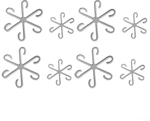 Stabilisation fiable des plantes avec 4 clips de fixation, parfait pour l'entretien de Monstera