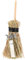 JOINPAYA Colgante Decorativo de Escoba de Halloween Accesorio DIY de Joyas Colgante Vintage de Bruja para Jardín y Decoración