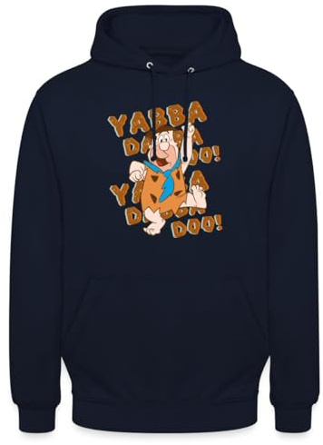 Spreadshirt The Flintstones Fred Feuerstein Yabba Dabba DOO Unisex Hoodie
