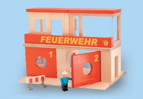 Hape - Feuerwehr - Holzschmuckelement - Natur - 1 Stück