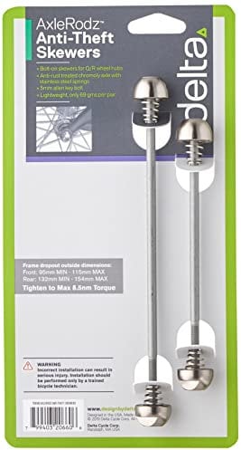 Delta Skewers Axelrodz Quick Release Bolts - Silver