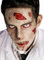 Offene Fleischwunde - Latex-Applikation mit Hautkleber - Special-Effect Kostüm-Zubehör - Make-Up für Halloween, Karneval & Horror-Party