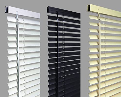New 180cm WHITE Pvc Venetian Blinds, AVAILABLE IN 10 SIZES AND 3 COLOURS .. Original umlout © branded