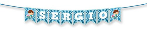EuroFiestas Guirnalda Nombre Sergio o Sergi