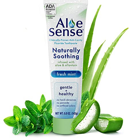 aloesense naturally-soothing Fluorid-Zahnpasta – Fresh Mint 5.0 oz