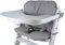 Tinydo® Universal Hochstuhl-Sitzkissen optimal für Timba Safety 1st. und alle gängigen Treppenhochstühle - 2teilg. Set mit Memory-Schaum Sitzverkleinerer-Auflage für Babystühle rutschfest (Hellgrau)