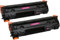 Ink Inspiration 2 Premium Toner kompatibel für HP CF283A 83A Laserjet Pro M201dw M201n MFP M125nw M125a M127fn M127fw M225dn M225dw | 1.500 Seiten