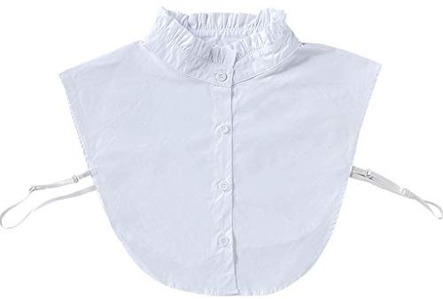 Tandou Schön Damen Blusenkragen Baumwolle, Abnehmbare Krageneinsatz Für Pullover Accessoires