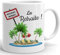 Tasse-Mug Cadeau Retraite- La Retraite Mon Ile de Vacances-Original Drole Rigolo Amusant pour Homme ou Femme