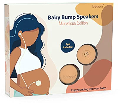 Los auriculares Baby Bump reproducen y comparten música, sonido, voces con el útero