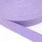 Baumwolle Schrägband,25 Yards x 20mm Einfassband Köperband Nahtband Baumwollband Textilband Fischgrätenband Köperband Wimpelband Twillband Webbing Band für Schneidern DIY-Nähen Basteln,Helles Lila