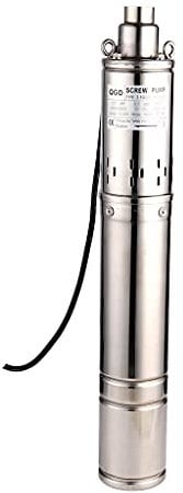 Pompa per pozzo Pompa per pozzo profondo Pompa per pozzo sommergibile in acciaio inossidabile 1100W / 1.5HP 2000L / H Prevalenza massima 110M Diametro uscita 1