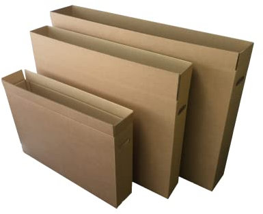 43 inch TV Removal Cardboard Moving Box - ideal for Screens, Artwork, Mirrors & Pictures (10)