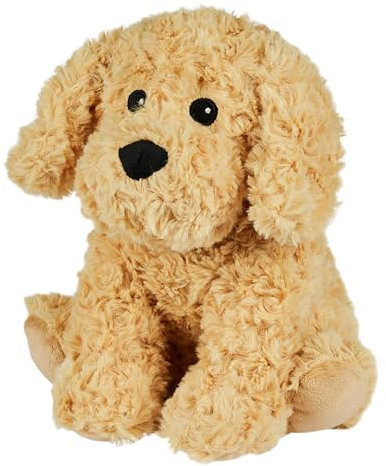 Warmies Peluche Cockapoo Borsa di Grano Riscaldabile al Microonde, Giocattolo Ponderato con Profumo di Lavanda Francese, Morbido Scaldino di Grano da Coccolare