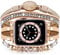 VISOOM Beaded Boho Kompatibel mit Apple Watch Armband 40mm/38mm/41mm/42mm Series 10/9/8/7/SE 6/5/4 Frauen Leder Mode Niedlich Handmade Multilayer Wrap Watch Strap iWatch Bands 3/2/1 Replacement,Kahki