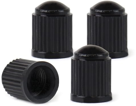 AMiO 02623 4x Ventilkappen schwarz