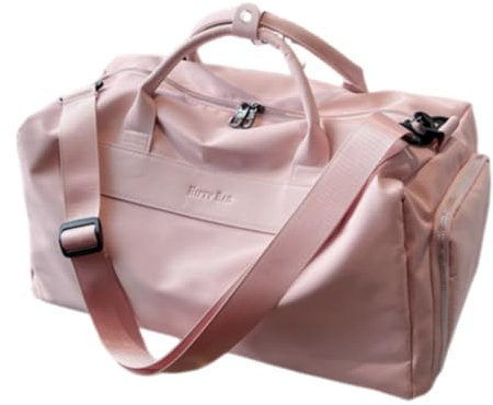 Peony and Tiger Reisetasche für Flugzeug, Sporttasche, Sporttasche, Turnbeutel für Männer und Frauen, Weekender Übernachtung, Handgepäcktasche, Pink