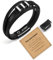 SUNSH Bracelet Homme, Cadeau Homme, Idee Cadeau Homme Original, Bracelet Cuir Homme pour Mari Petit Ami, Cadeaux Anniversaire Saint Valentin Noel-Je T'aime