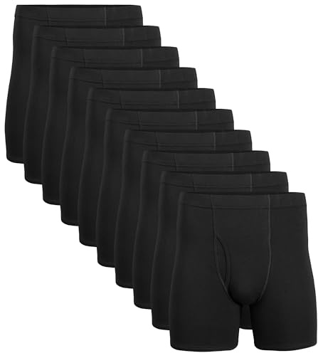Gildan Herren Unterwäsche mit Verdecktem Bund, Boxershorts, Multipack Retroshorts (5er Pack)