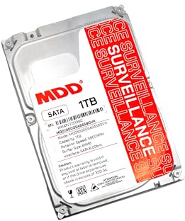 MDD 1TB 64MB Cache 5900PM SATA 6.0Gb/s 3.5inch Internal Surveillance Hard Drive (MDD1000GSA6459DVR) - 3 Year Warranty (Renewed)