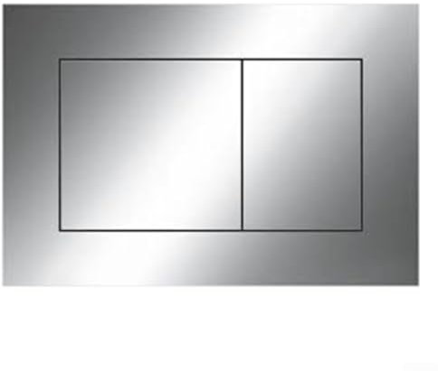 Stylish Dual Flush Plate for TECE 9240401, 9240407, 9240417 Multiple Color Choices (Brushed nickel (Chrome(9240401)))