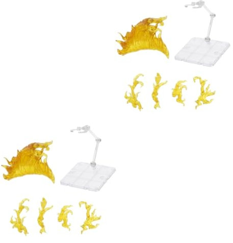 Vaguelly 2ensembles Support De Figurine Flexible Avec Effet Flamme Étagère De Présentation Pour Poupées Et Modèles Pour Magasins Et Collections Accessoire Ajustable Et Portable