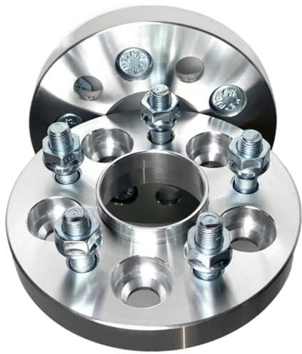 Spürverbreiterungsatz 2 Stück 44 Mm Radadapter Abstandshalter PCD 5X100 Nabenzentrierung 57,1 Mm Radbolzen M12X1,5 Naben-Radflansch Verbreiterte Spurverbreiterung