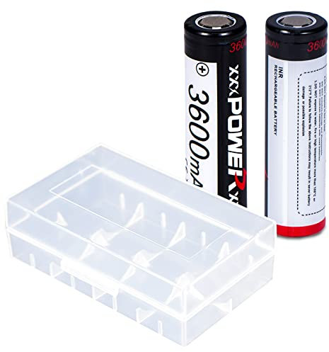 Rechargeable vape Battery 3.7Volt 3.6k mAh Pack of 4 Rechargeable Batteries High Capacity Low Self Discharge