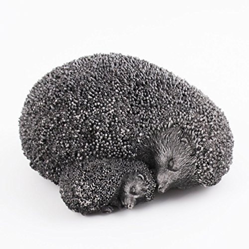 440s Igel Mama mit Baby Antiksteinguss | KK-1246G