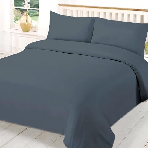 EverSoft Bedding 2PCS 100% Egyptian Cotton Single Size Duvet Cover 400 Thread Count Single Duvet Cover Set with 1x Pillowcase Duvet Cover Single Bed