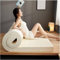 Matelas en latex 100% naturel, matelas en latex de charbon de bambou, compression et sans déformation, ventilation des pores en nid d'abeille, doux et confortable,10cm-120x200cm(47x79in)