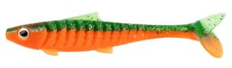 ZECK Gummifisch - Baby Rippler | 14 cm - Green Fire
